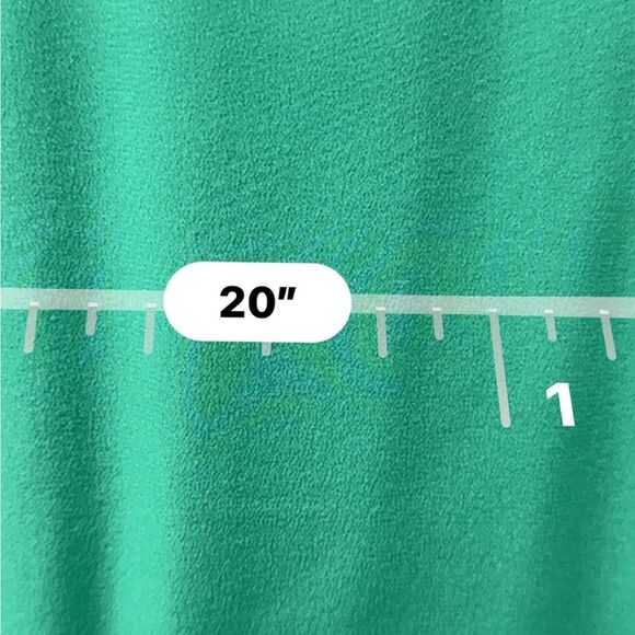 Boden 100% Silk Green Bow Neck Button Down Blouse Size 4 - Picture 4 of 7